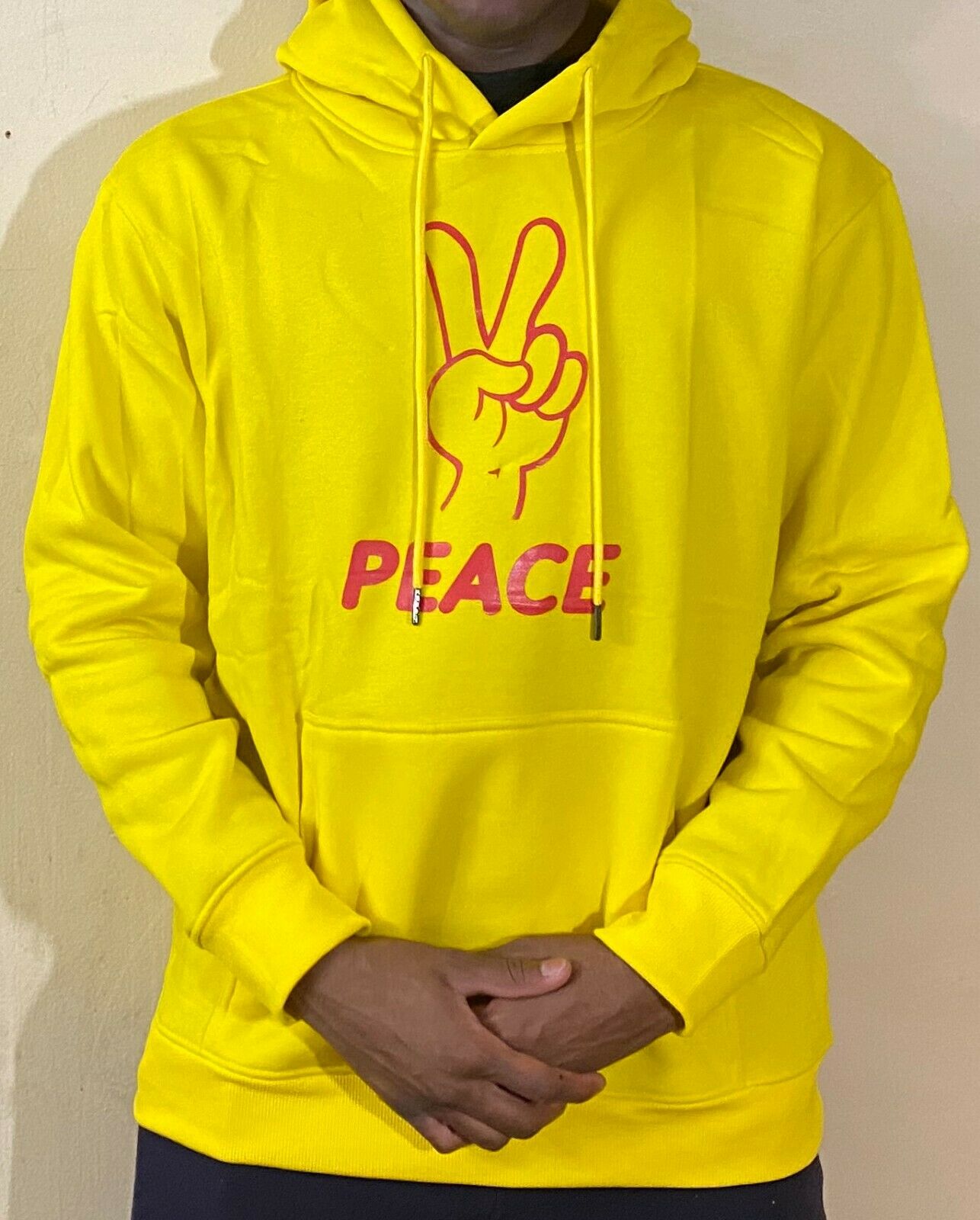 Mens & Womens Comfortable Fashion Cotton Hoodie Pullover Sweatshirt "Peace"