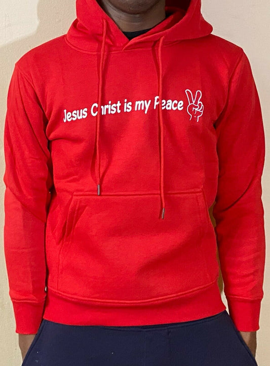 Men & Women Inspirational Christian Hoodie Jesus Christ is My Peace