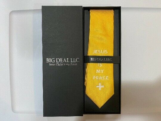 Men's Comfortable Fashion Christian Inspirational Jesus Christ NeckTie