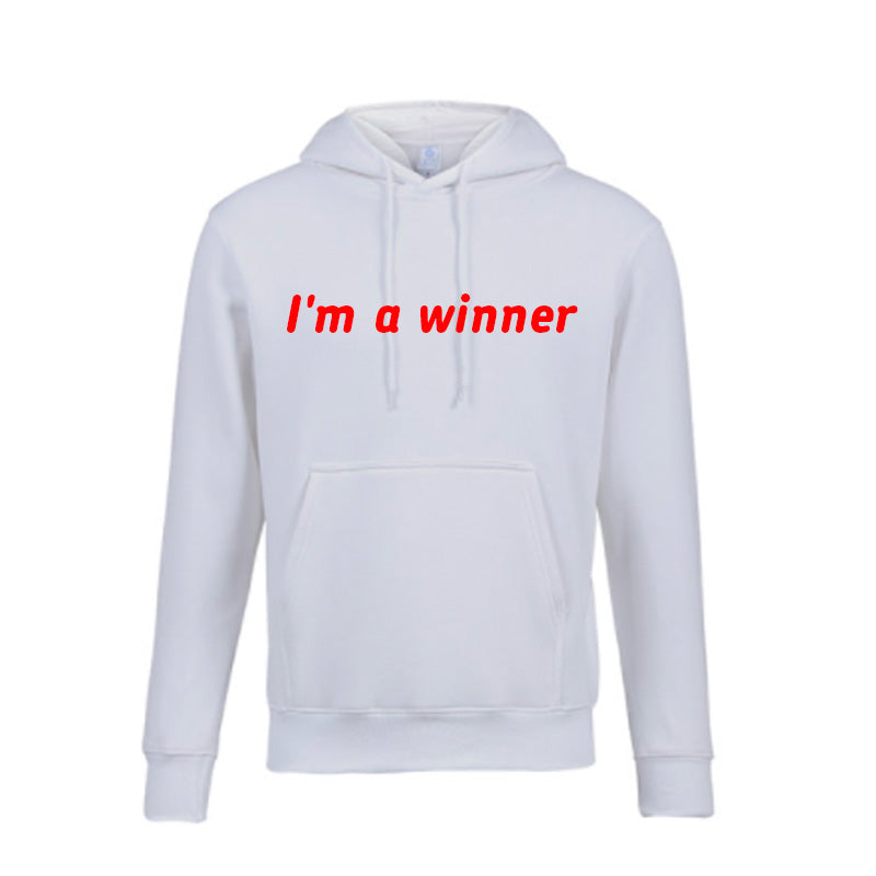 Men & Women Inspirational  Hoodie I'm a Winner