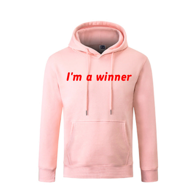 Men & Women Inspirational  Hoodie I'm a Winner